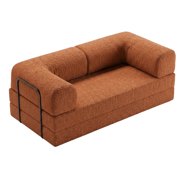 Sofa Bed Extensibilă - Terracotta